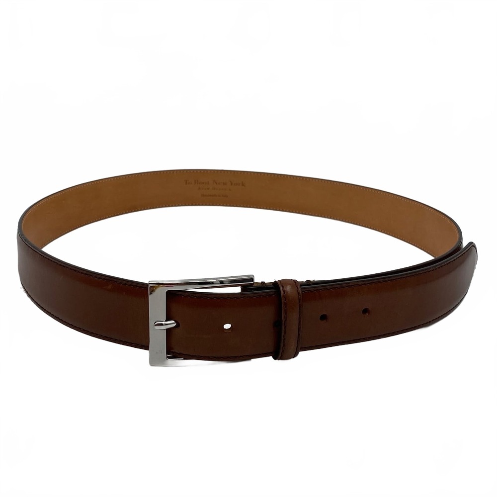 To Boot Brown Leather Belt | Regular 38, Italian Craftsmanship